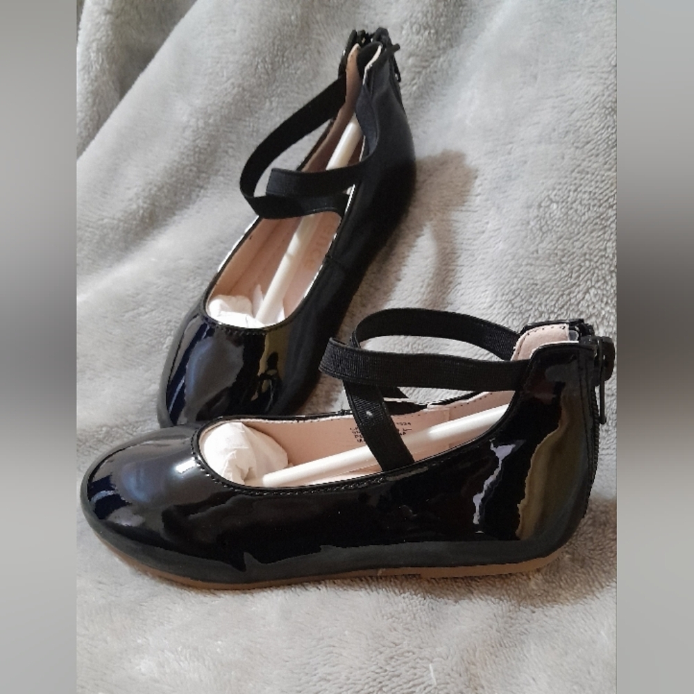 Black Patent Leather Kids Shoes